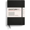 image:imageLEUCHTTURM1917  Notebook Hardcover Medium A5251 Numbered Pages for Writing and Journaling Stone Blue RuledBlack