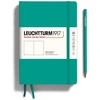 image:imageLEUCHTTURM1917  Notebook Hardcover Medium A5251 Numbered Pages for Writing and Journaling Stone Blue RuledEmerald