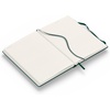 image:imageLEUCHTTURM1917  Notebook Hardcover Medium A5251 Numbered Pages for Writing and Journaling Stone Blue RuledForest Green