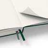 image:imageLEUCHTTURM1917  Notebook Hardcover Medium A5251 Numbered Pages for Writing and Journaling Stone Blue RuledForest Green