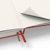 image:imageLEUCHTTURM1917  Notebook Hardcover Medium A5251 Numbered Pages for Writing and Journaling Stone Blue RuledFox Red