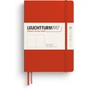 image:imageLEUCHTTURM1917  Notebook Hardcover Medium A5251 Numbered Pages for Writing and Journaling Stone Blue RuledFox Red