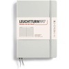image:imageLEUCHTTURM1917  Notebook Hardcover Medium A5251 Numbered Pages for Writing and Journaling Stone Blue RuledLight Grey