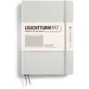 image:imageLEUCHTTURM1917  Notebook Hardcover Medium A5251 Numbered Pages for Writing and Journaling Stone Blue RuledLight Grey