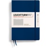 image:imageLEUCHTTURM1917  Notebook Hardcover Medium A5251 Numbered Pages for Writing and Journaling Stone Blue RuledNavy