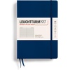 image:imageLEUCHTTURM1917  Notebook Hardcover Medium A5251 Numbered Pages for Writing and Journaling Stone Blue RuledNavy