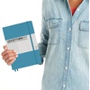 image:imageLEUCHTTURM1917  Notebook Hardcover Medium A5251 Numbered Pages for Writing and Journaling Stone Blue RuledNordic Blue