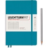 image:imageLEUCHTTURM1917  Notebook Hardcover Medium A5251 Numbered Pages for Writing and Journaling Stone Blue RuledOcean
