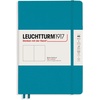 image:imageLEUCHTTURM1917  Notebook Hardcover Medium A5251 Numbered Pages for Writing and Journaling Stone Blue RuledOcean