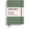 image:imageLEUCHTTURM1917  Notebook Hardcover Medium A5251 Numbered Pages for Writing and Journaling Stone Blue RuledOlive