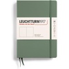 image:imageLEUCHTTURM1917  Notebook Hardcover Medium A5251 Numbered Pages for Writing and Journaling Stone Blue RuledOlive