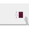 image:imageLEUCHTTURM1917  Notebook Hardcover Medium A5251 Numbered Pages for Writing and Journaling Stone Blue RuledPort Red