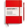 image:imageLEUCHTTURM1917  Notebook Hardcover Medium A5251 Numbered Pages for Writing and Journaling Stone Blue RuledRed