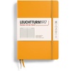 image:imageLEUCHTTURM1917  Notebook Hardcover Medium A5251 Numbered Pages for Writing and Journaling Stone Blue RuledRising Sun