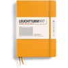image:imageLEUCHTTURM1917  Notebook Hardcover Medium A5251 Numbered Pages for Writing and Journaling Stone Blue RuledRising Sun