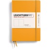 image:imageLEUCHTTURM1917  Notebook Hardcover Medium A5251 Numbered Pages for Writing and Journaling Stone Blue RuledRising Sun