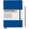 image:imageLEUCHTTURM1917  Notebook Hardcover Medium A5251 Numbered Pages for Writing and Journaling Stone Blue RuledRoyal Blue