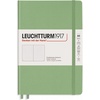 image:imageLEUCHTTURM1917  Notebook Hardcover Medium A5251 Numbered Pages for Writing and Journaling Stone Blue RuledSage