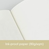 image:imageLEUCHTTURM1917  Notebook Hardcover Medium A5251 Numbered Pages for Writing and Journaling Stone Blue RuledSand