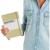 image:imageLEUCHTTURM1917  Notebook Hardcover Medium A5251 Numbered Pages for Writing and Journaling Stone Blue RuledSand