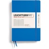 image:imageLEUCHTTURM1917  Notebook Hardcover Medium A5251 Numbered Pages for Writing and Journaling Stone Blue RuledSky