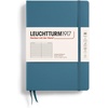image:imageLEUCHTTURM1917  Notebook Hardcover Medium A5251 Numbered Pages for Writing and Journaling Stone Blue RuledStone Blue