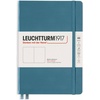 image:imageLEUCHTTURM1917  Notebook Hardcover Medium A5251 Numbered Pages for Writing and Journaling Stone Blue RuledStone Blue