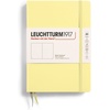 image:imageLEUCHTTURM1917  Notebook Hardcover Medium A5251 Numbered Pages for Writing and Journaling Stone Blue RuledVanilla