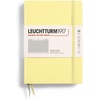 image:imageLEUCHTTURM1917  Notebook Hardcover Medium A5251 Numbered Pages for Writing and Journaling Stone Blue RuledVanilla