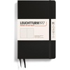 image:imageLEUCHTTURM1917  Notebook Hardcover Paperback B6  219 Numbered Pages for Writing and Journaling Stone Blue RuledBlack