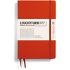 image:imageLEUCHTTURM1917  Notebook Hardcover Paperback B6  219 Numbered Pages for Writing and Journaling Stone Blue RuledFox Red