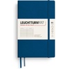 image:imageLEUCHTTURM1917  Notebook Hardcover Paperback B6  219 Numbered Pages for Writing and Journaling Stone Blue RuledIndigo