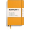 image:imageLEUCHTTURM1917  Notebook Hardcover Paperback B6  219 Numbered Pages for Writing and Journaling Stone Blue RuledRising Sun