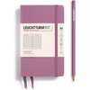 image:imageLEUCHTTURM1917  Notebook Hardcover Pocket A6187 Numbered Pages for Writing and Journaling Stone Blue SquaredDusty Rose