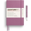 image:imageLEUCHTTURM1917  Notebook Softcover Medium A5123 Numbered Pages for Writing and Journaling  Thinking Ahead Plain Paper Spring LeafDusty Rose