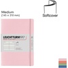 image:imageLEUCHTTURM1917  Notebook Softcover Medium A5123 Numbered Pages for Writing and Journaling Rising Sun PlainPowder