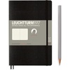 image:imageLEUCHTTURM1917  Notebook Softcover Paperback B6  123 Numbered Pages for Writing and Journaling Ruled Stone BlueBlack