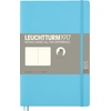 image:imageLEUCHTTURM1917  Notebook Softcover Paperback B6  123 Numbered Pages for Writing and Journaling Ruled Stone BlueIce Blue