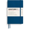 image:imageLEUCHTTURM1917  Notebook Softcover Paperback B6  123 Numbered Pages for Writing and Journaling Ruled Stone BlueIndigo