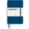 image:imageLEUCHTTURM1917  Notebook Softcover Paperback B6  123 Numbered Pages for Writing and Journaling Ruled Stone BlueIndigo