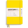 image:imageLEUCHTTURM1917  Notebook Softcover Paperback B6  123 Numbered Pages for Writing and Journaling Ruled Stone BlueLemon
