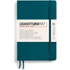 image:imageLEUCHTTURM1917  Notebook Softcover Paperback B6  123 Numbered Pages for Writing and Journaling Ruled Stone BluePacific Green