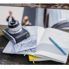 image:imageLEUCHTTURM1917  Notebook Softcover Paperback B6  123 Numbered Pages for Writing and Journaling Ruled Stone BluePowder