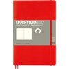 image:imageLEUCHTTURM1917  Notebook Softcover Paperback B6  123 Numbered Pages for Writing and Journaling Ruled Stone BlueRed