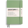 image:imageLEUCHTTURM1917  Notebook Softcover Paperback B6  123 Numbered Pages for Writing and Journaling Ruled Stone BlueSage