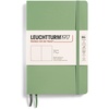image:imageLEUCHTTURM1917  Notebook Softcover Paperback B6  123 Numbered Pages for Writing and Journaling Ruled Stone BlueSage