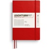image:imageLEUCHTTURM1917  Notebook Softcover Pocket A6123 Numbered Pages for Writing and Journaling Plain Stone BlueCherry