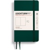 image:imageLEUCHTTURM1917  Notebook Softcover Pocket A6123 Numbered Pages for Writing and Journaling Plain Stone BlueForest Green