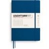 image:imageLEUCHTTURM1917  Notebook Softcover Pocket A6123 Numbered Pages for Writing and Journaling Plain Stone BlueIndigo