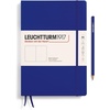 image:imageLEUCHTTURM1917  Notebook Softcover Pocket A6123 Numbered Pages for Writing and Journaling Plain Stone BlueInk